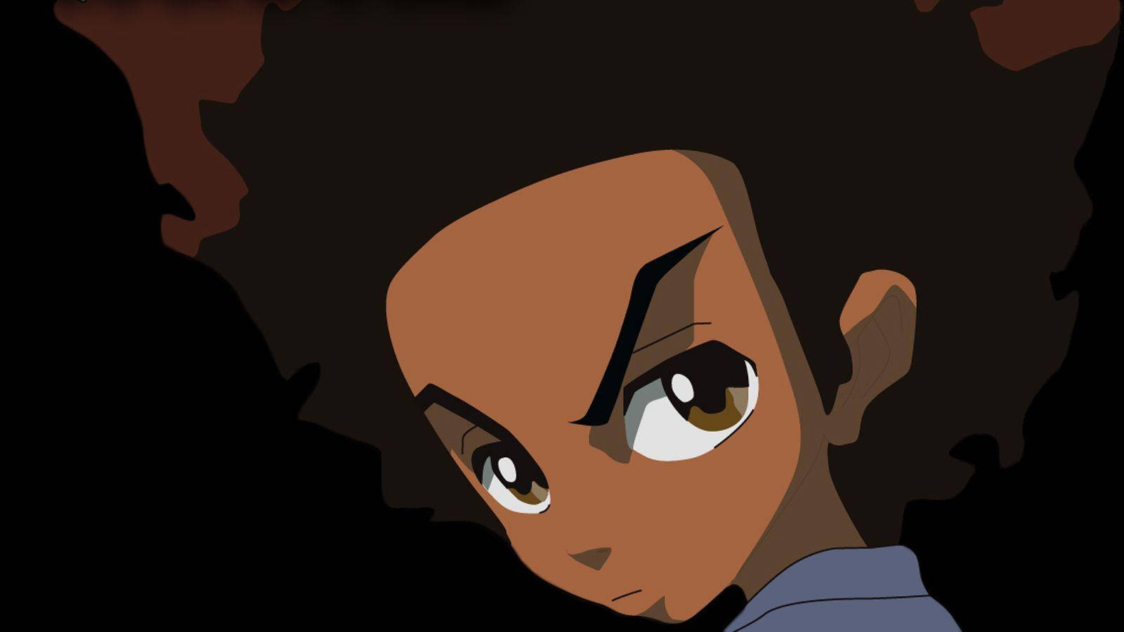 Huey Freeman Cartoon Desktop Wallpaper