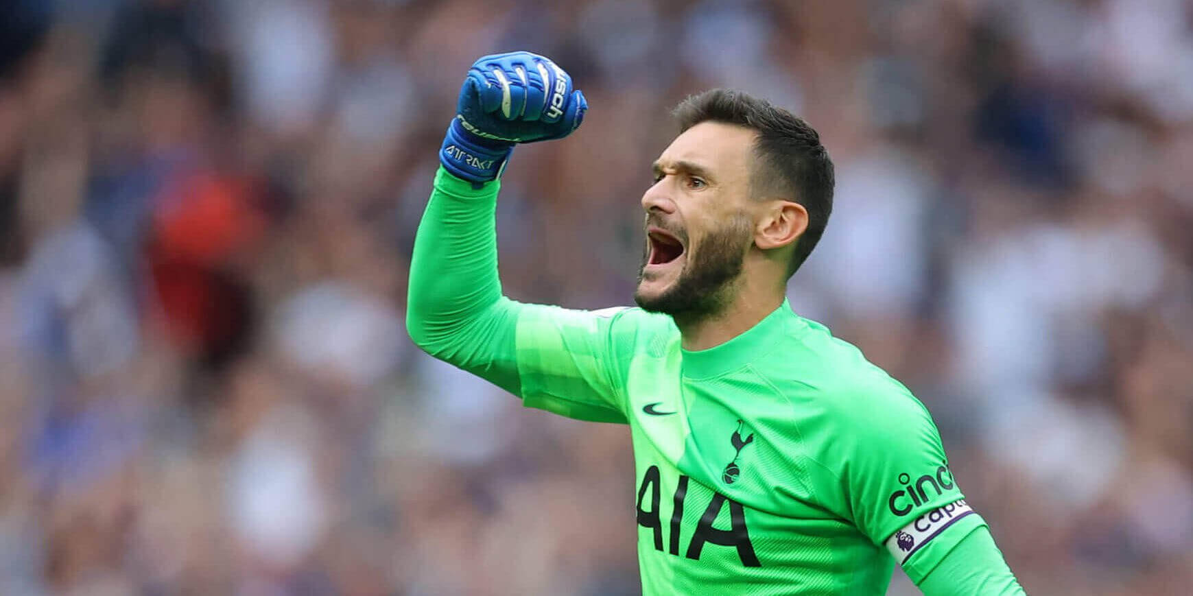 Hugo Lloris Yell And Celebrate Wallpaper