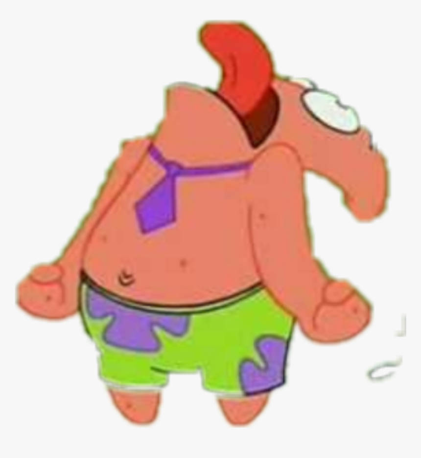 Humorous Patrick Star Meme Profile Picture Wallpaper