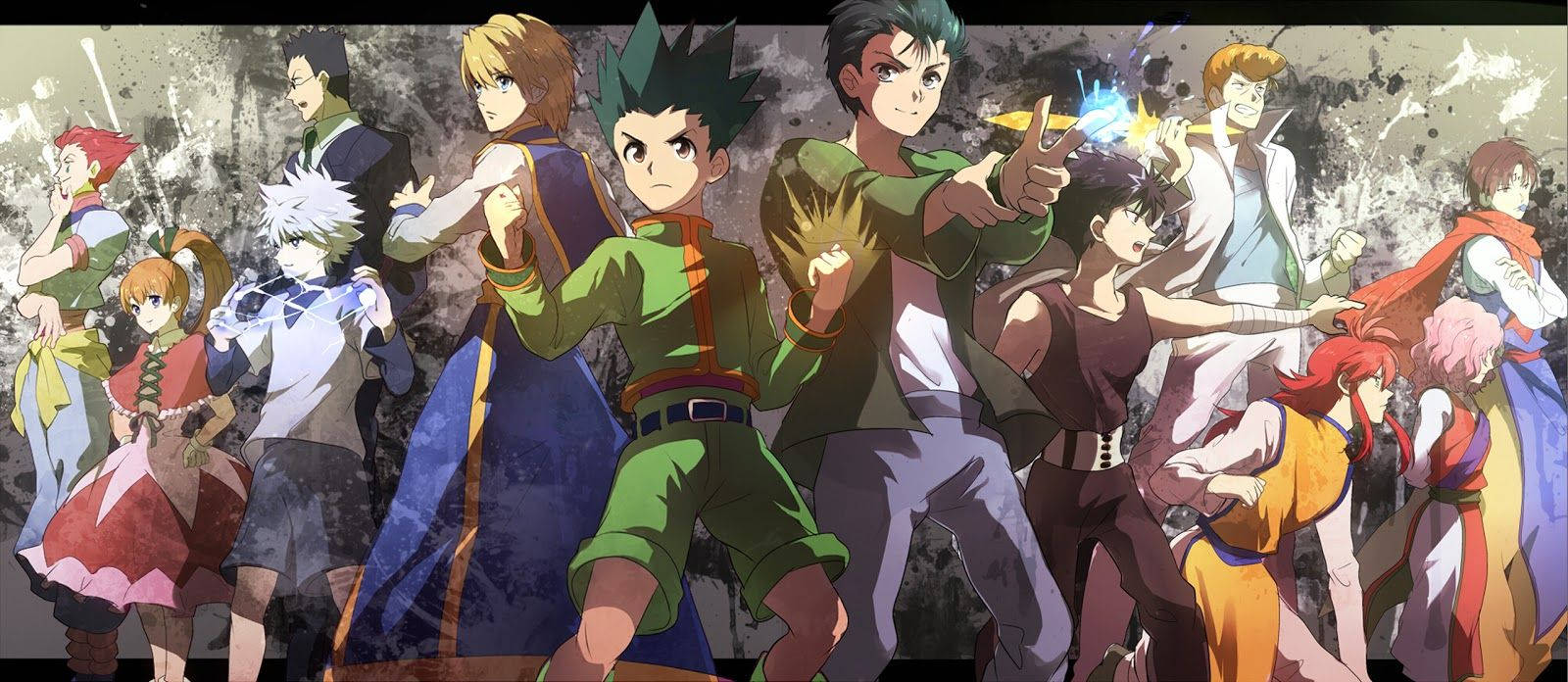 Hunter X Hunter And Ghost Fighter Wallpaper