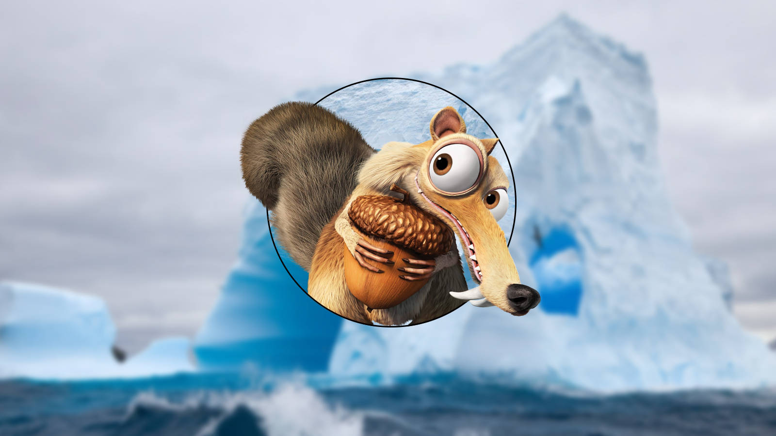 Ice Age Mischievous Scrat Wallpaper