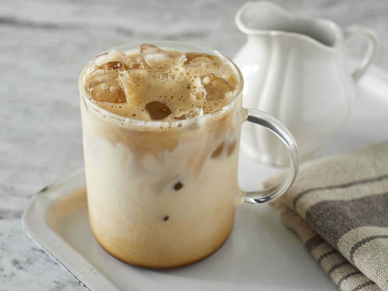 Iced Coffee Morning Freshness.jpg Wallpaper