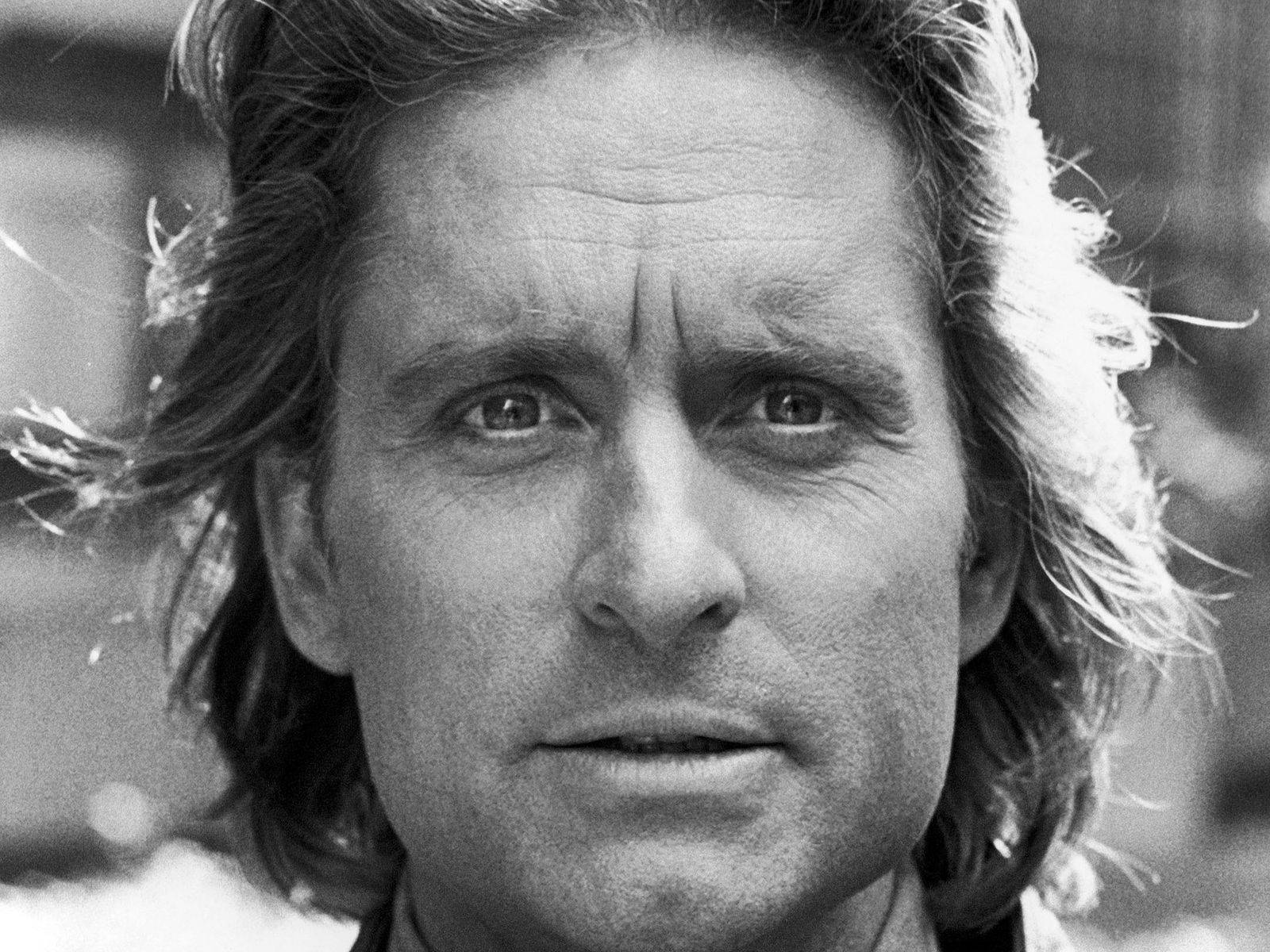 Iconic Film Star Michael Douglas Wallpaper