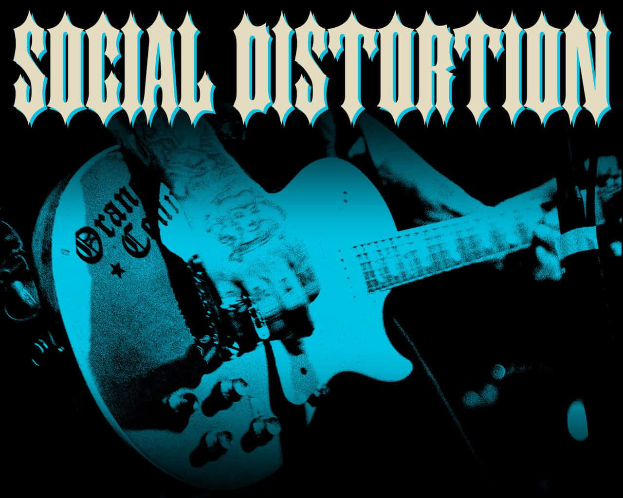 Iconic Punk Rock Band - Social Distortion In Concert Wallpaper