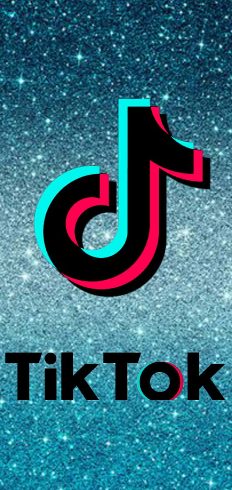 Iconic Tiktok Logo Wallpaper