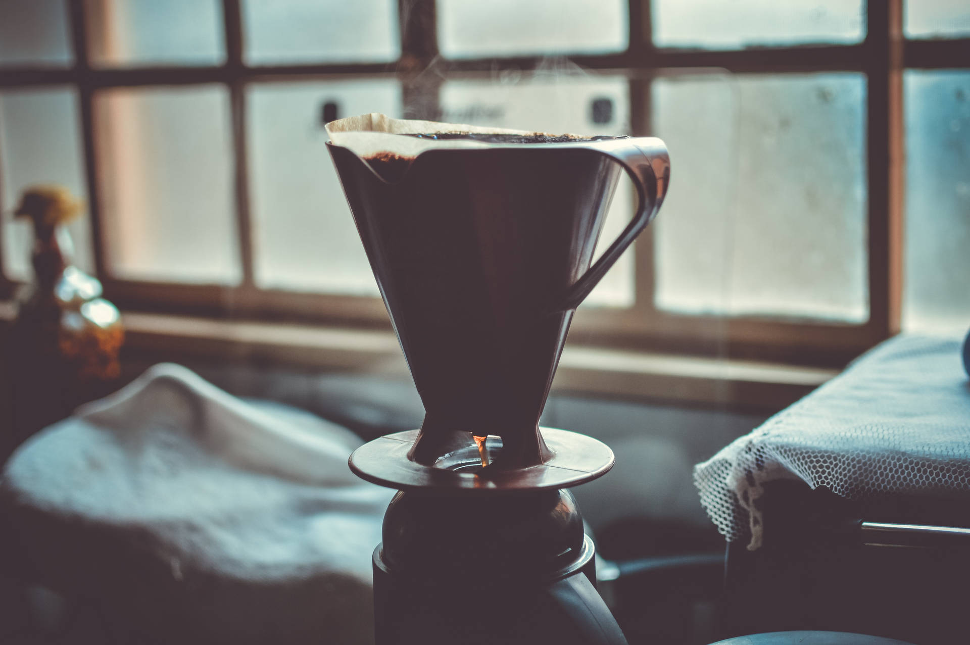 Image Enjoy A Warm Cup Of Freshly-brewed Coffee Wallpaper