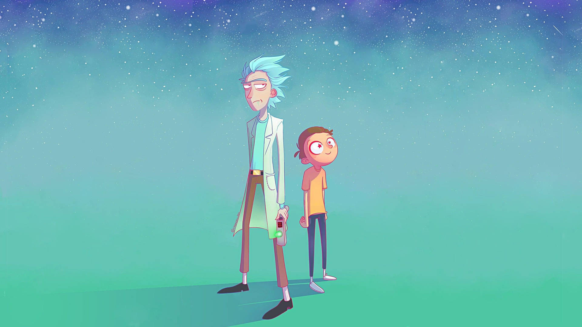 Image Fun And Adventure With Rick And Morty Wallpaper