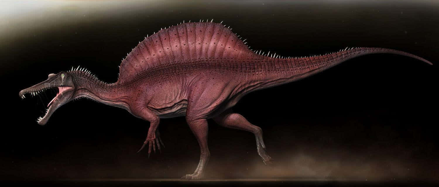 Image Giant Spinosaurus Feeding On Prey Wallpaper