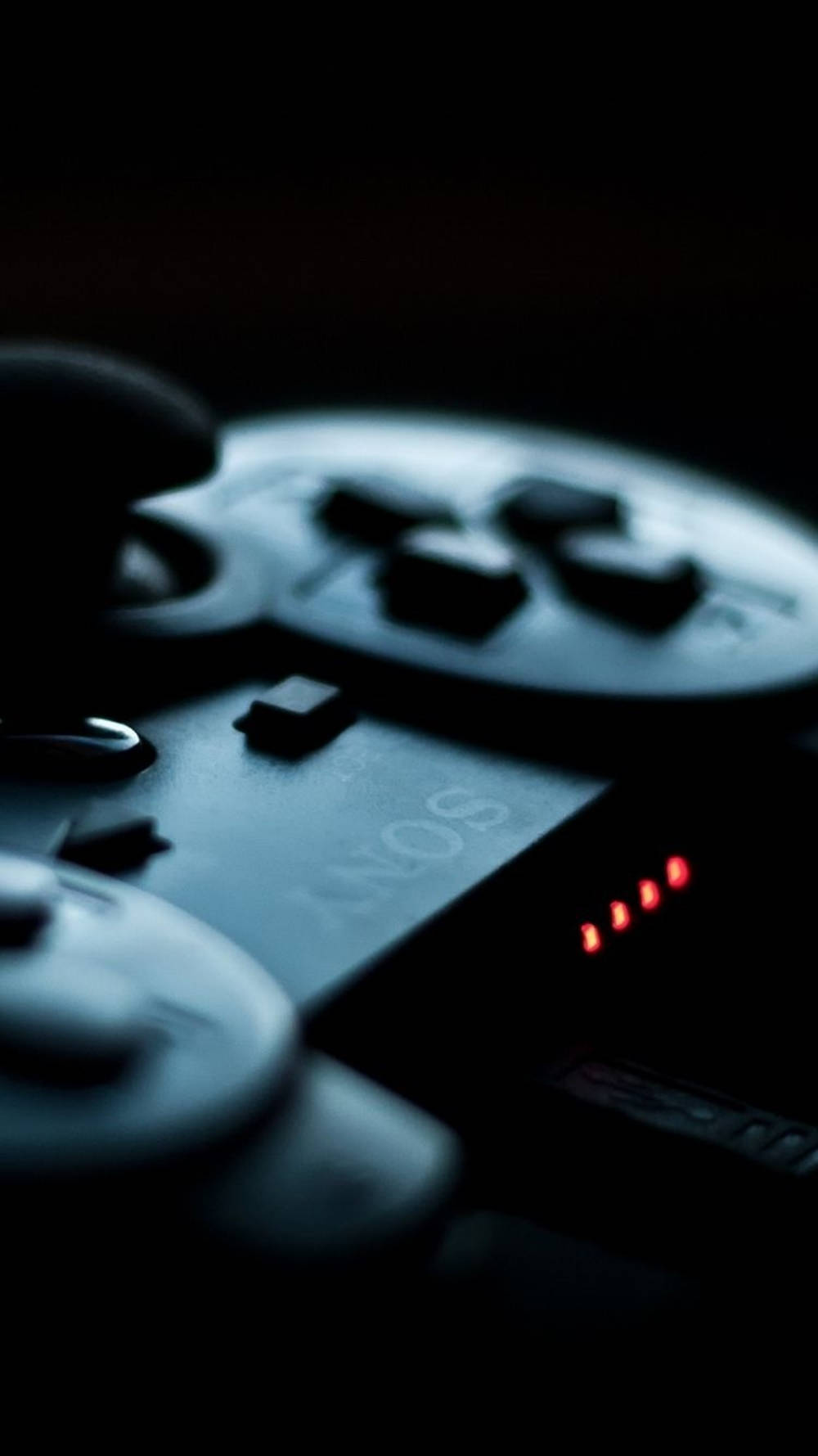 Immersive Iphone Gaming With Dualshock Controller Wallpaper