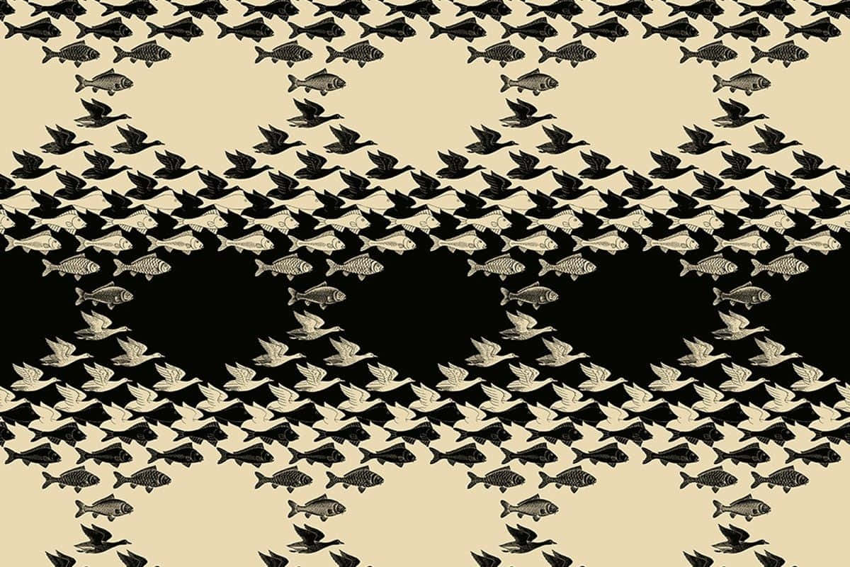 Impeccable Artistry Of M.c. Escher's Illusionary World Wallpaper