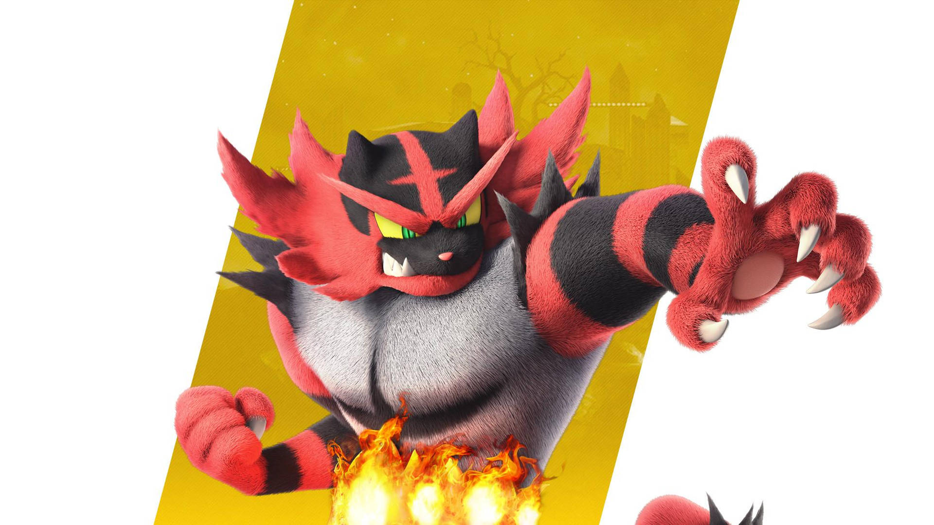 Incineroar Claw And Fang Wallpaper