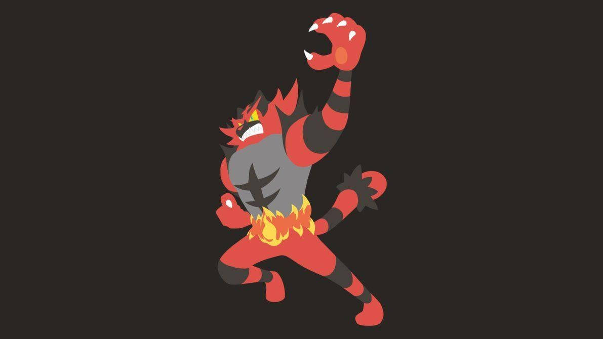 Incineroar In Vector Wallpaper