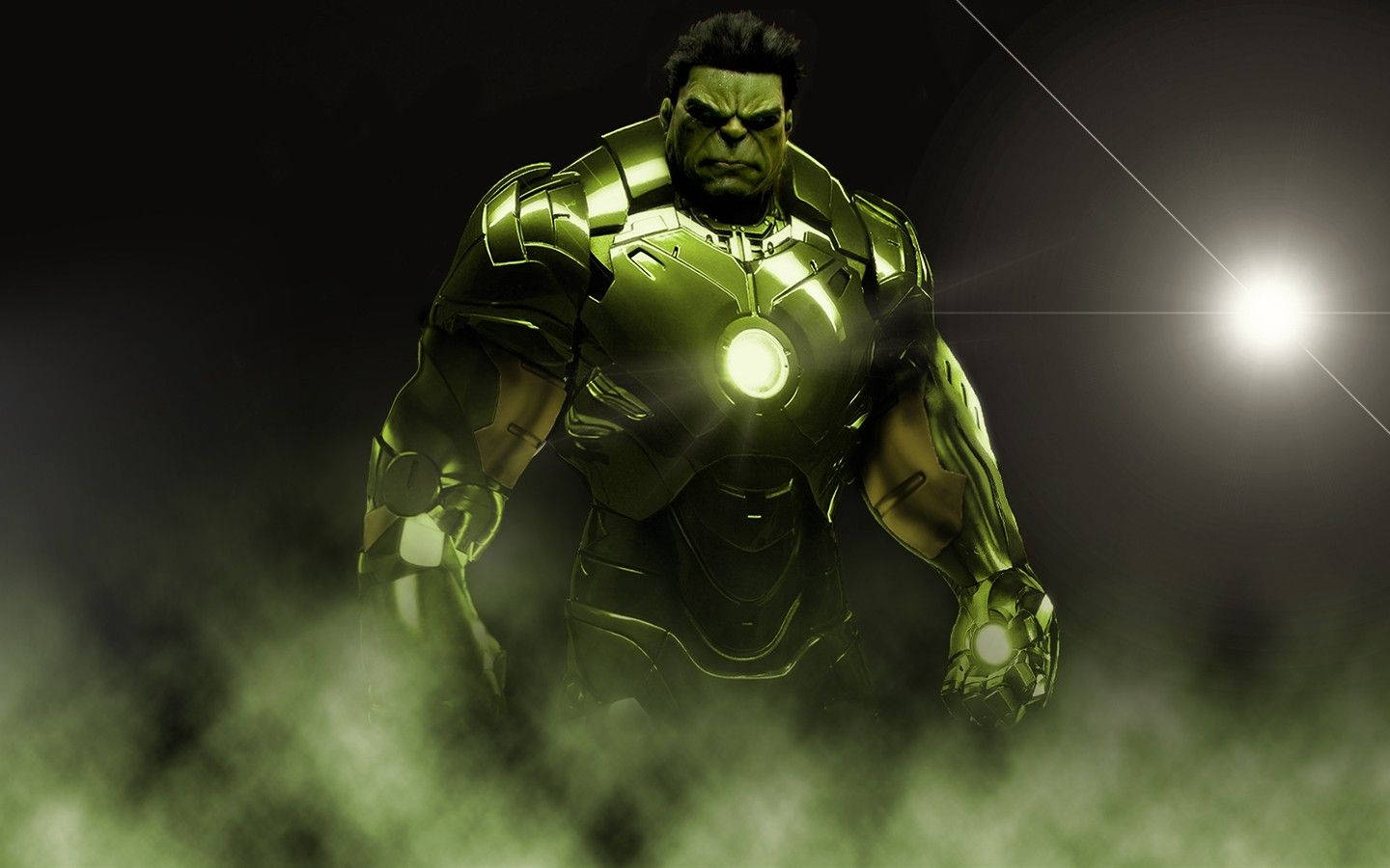 Incredible Hulk In Ironman Suit Wallpaper