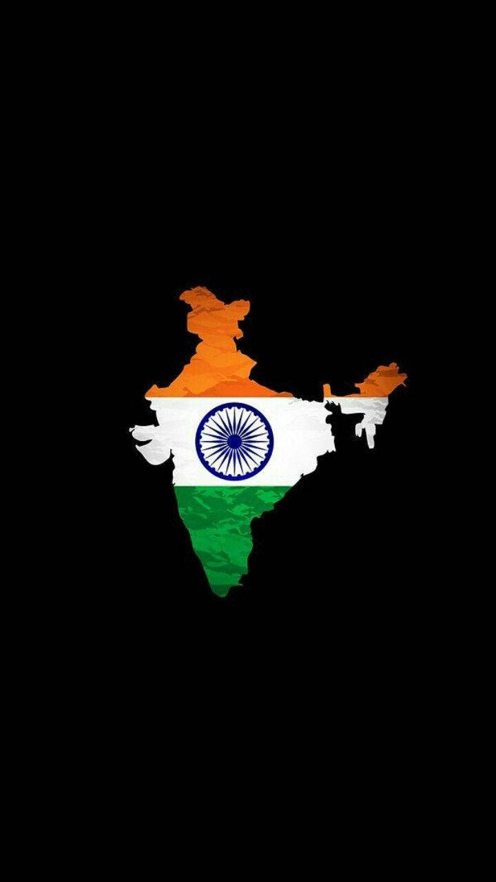 Indian Flag Hd Map Wallpaper