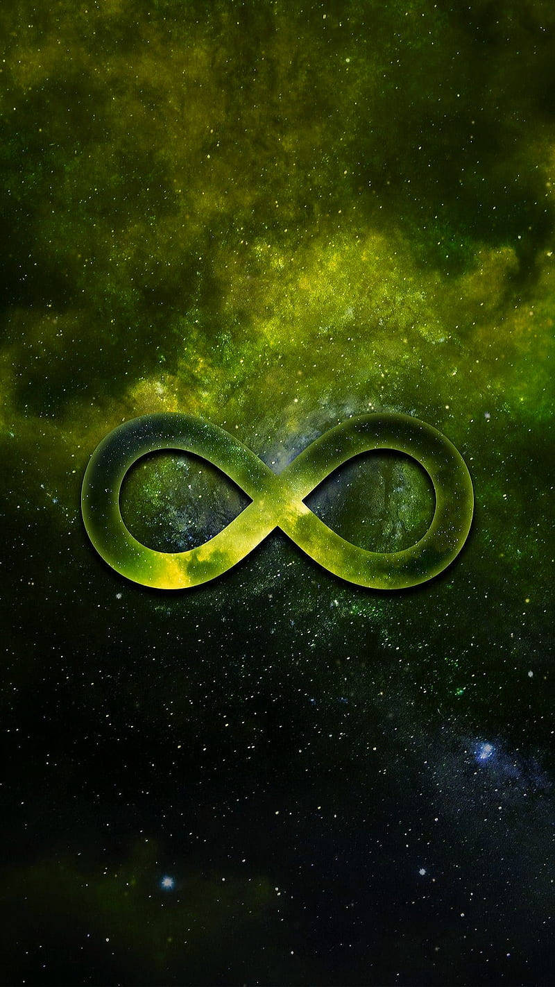 Infinity Symbol Green Wallpaper