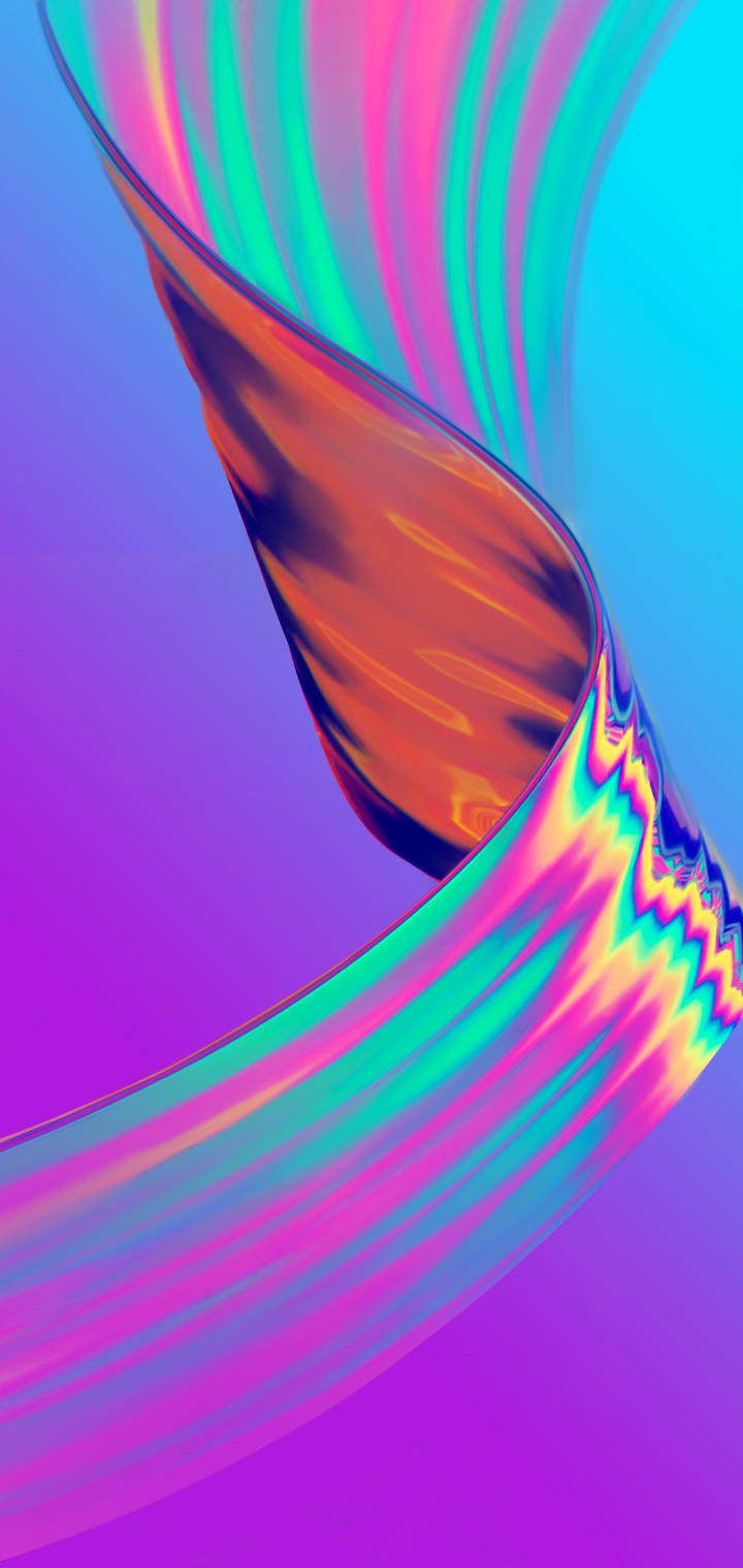 Infinix Holographic Digital Art Wallpaper