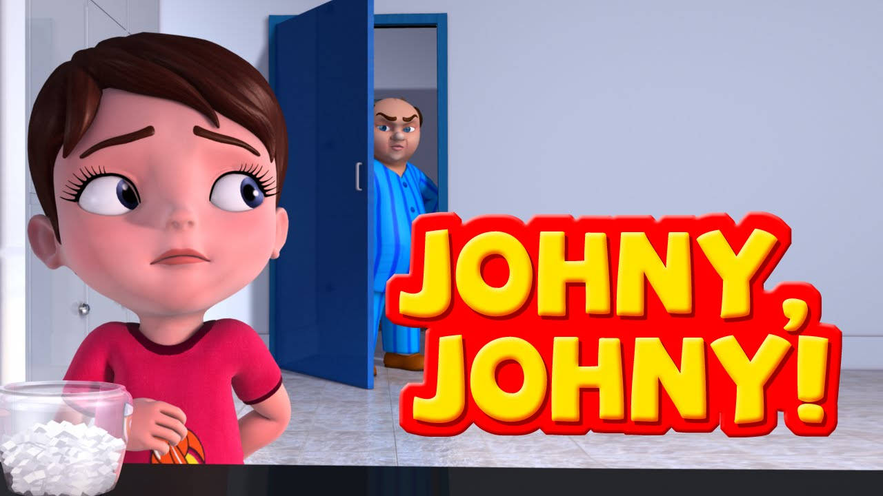 Infobells Johnny Johnny Animated Song Illustration Wallpaper