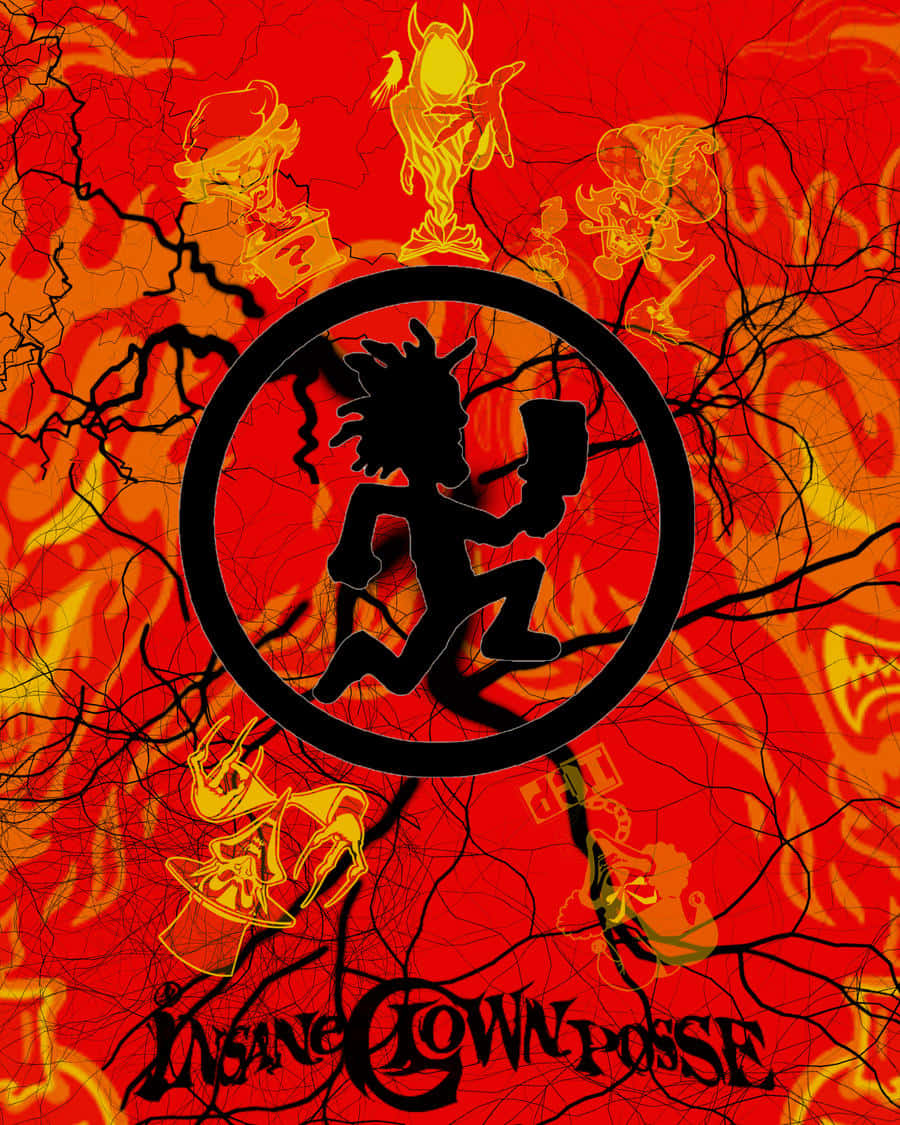 Insane Clown Posse Red Backdrop Wallpaper