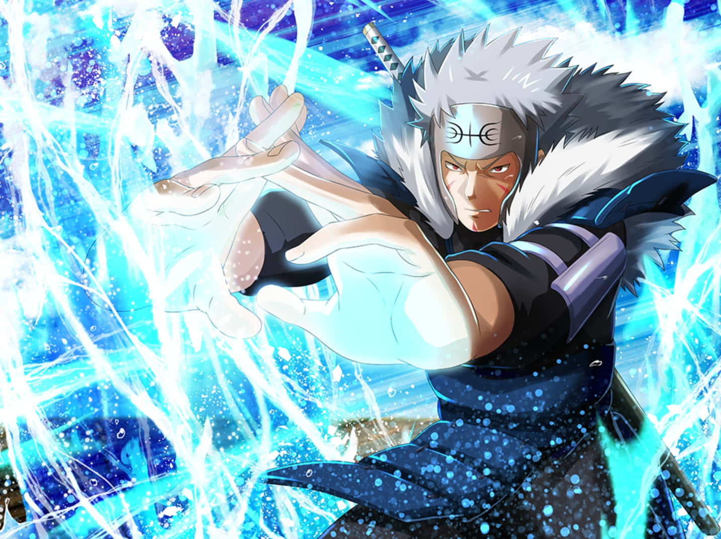 Insightful Portrait Of Tobirama Senju Wallpaper