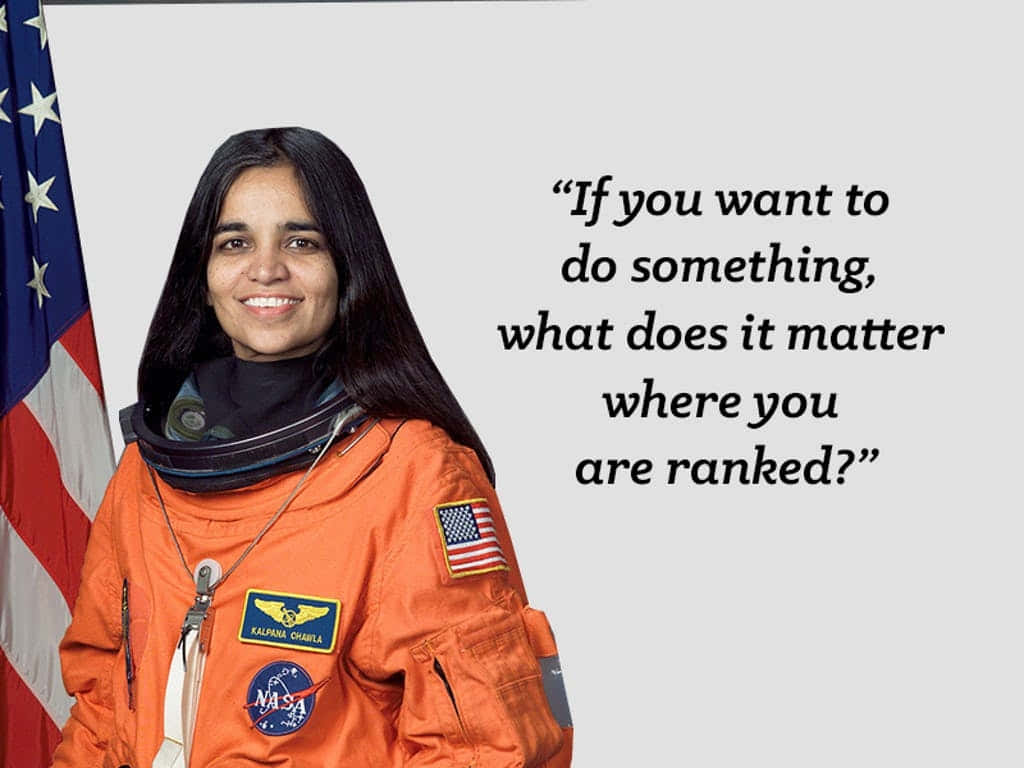 Inspirational Quoteby Astronaut Wallpaper