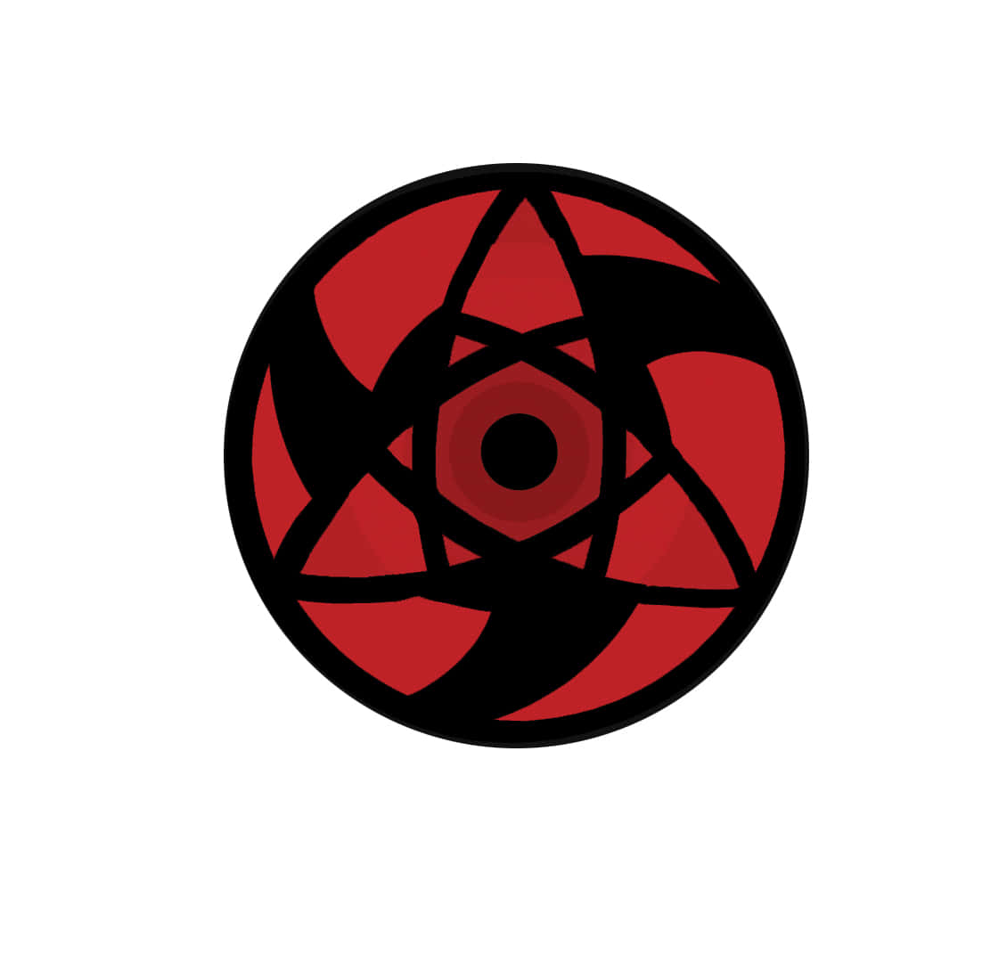 Intense Mangekyou Sharingan Eye Design Wallpaper