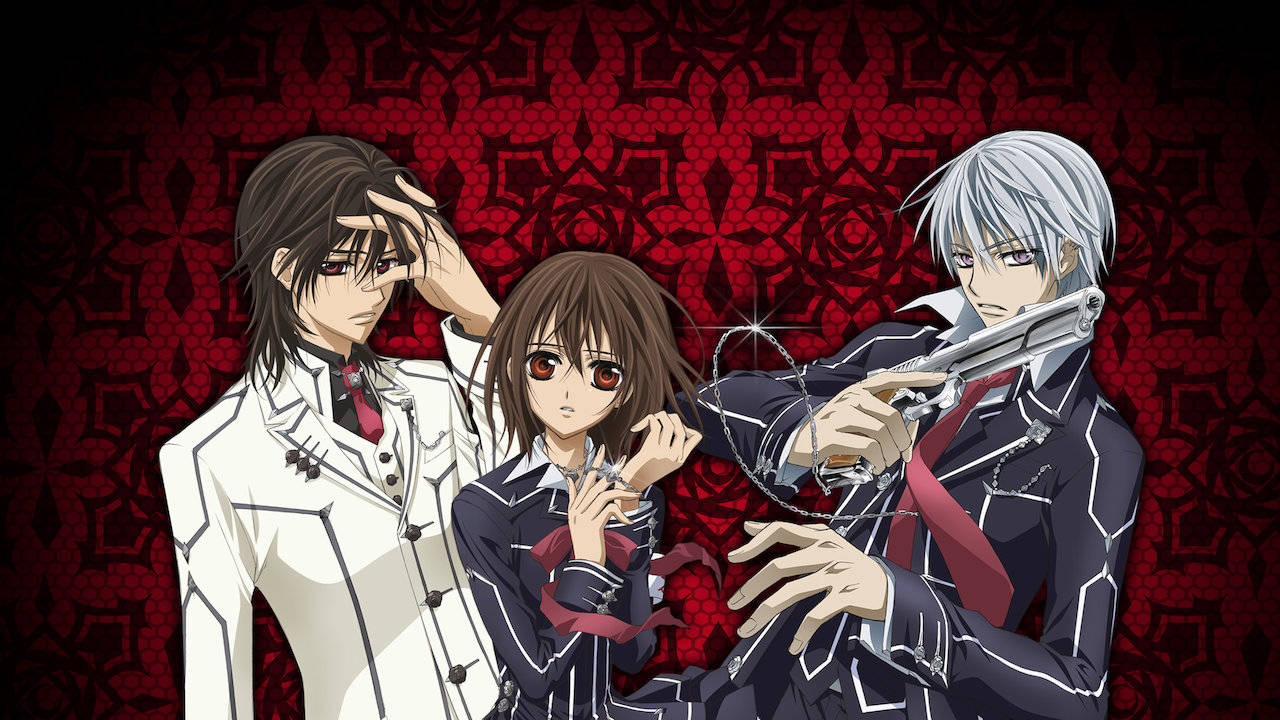 Intriguing Vampire Knight Official Artwork Wallpaper