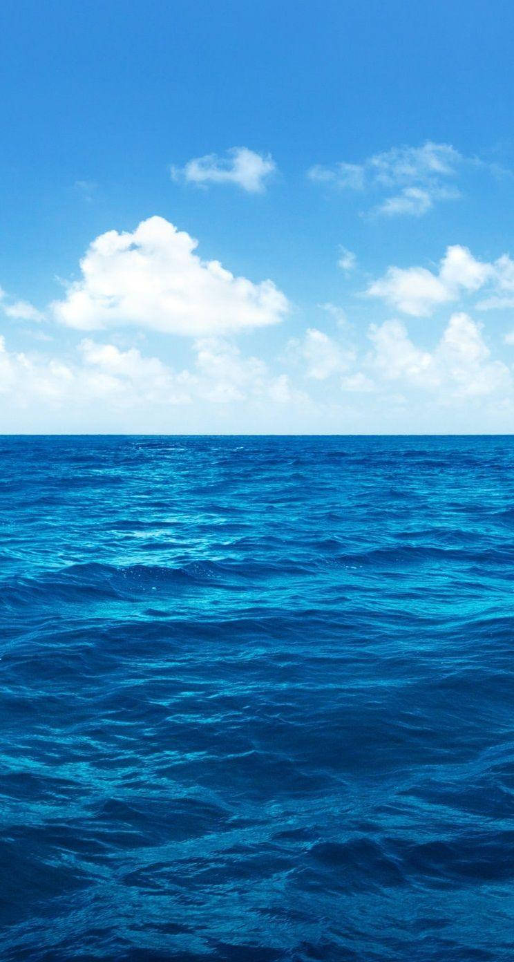 Ios 8 Blue Sea Wallpaper