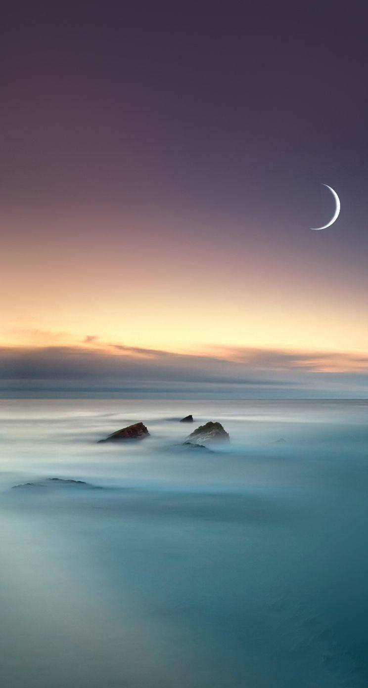 Ios 8 Crescent Moon Wallpaper