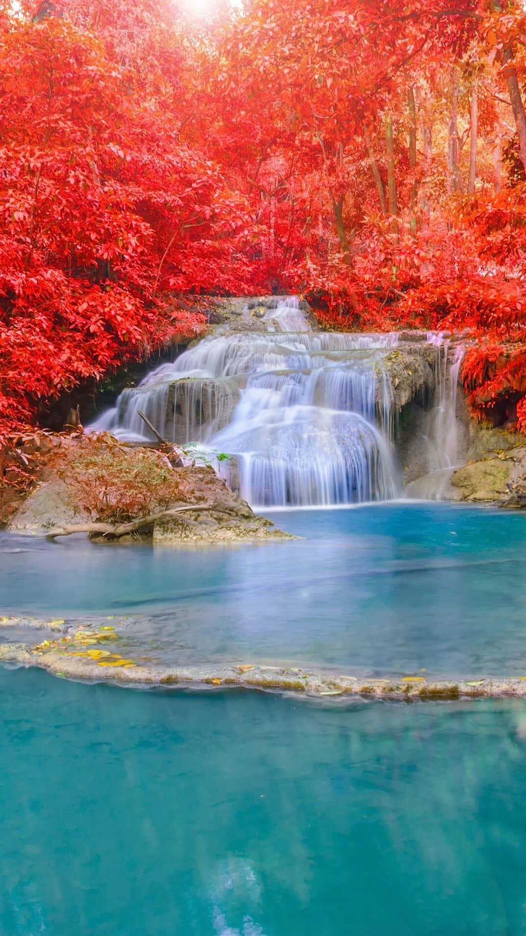 Iphone Waterfall Lock Screen Wallpaper