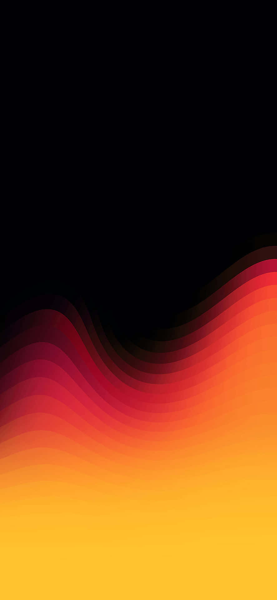 Iphones Xs Max Fire Color Gradient Wallpaper