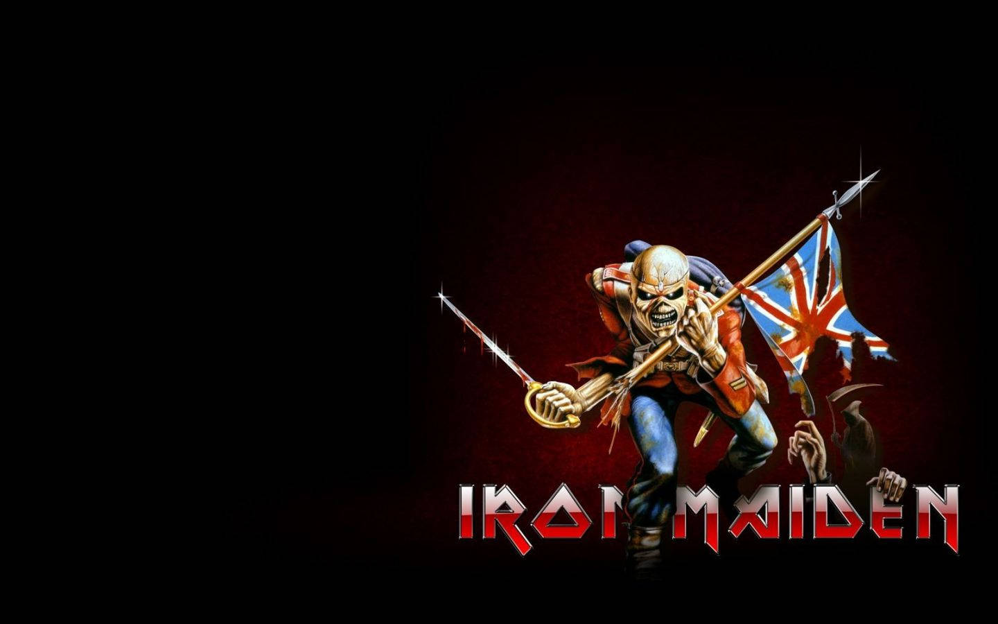 Iron Maiden Small Eddie Trooper Wallpaper