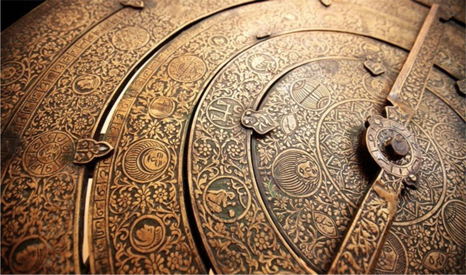Islamic Mechanical Astrolabe Wallpaper