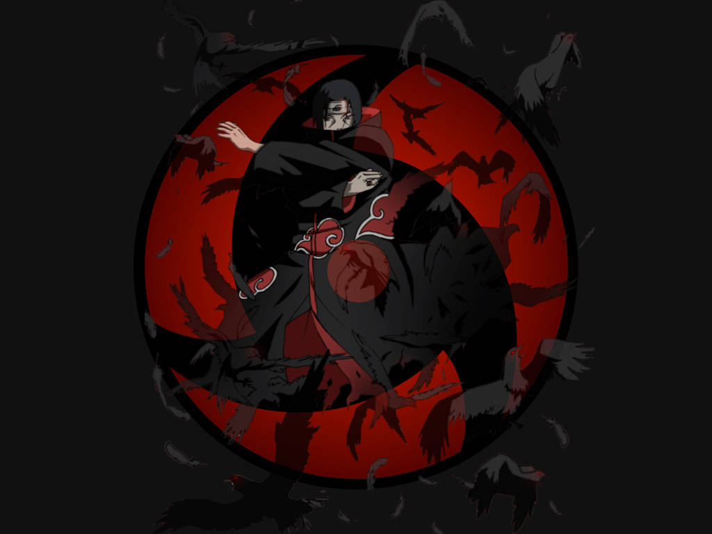 Itachi Sharingan Birds Wallpaper