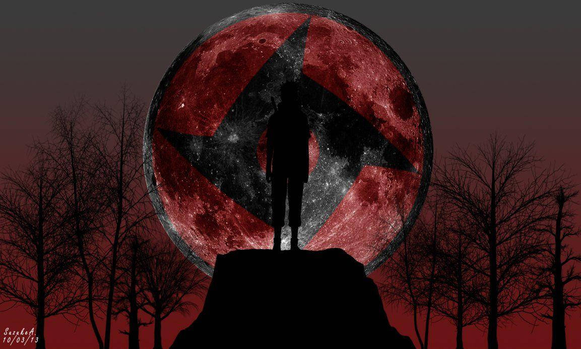 Itachi Sharingan Rock Hill Wallpaper