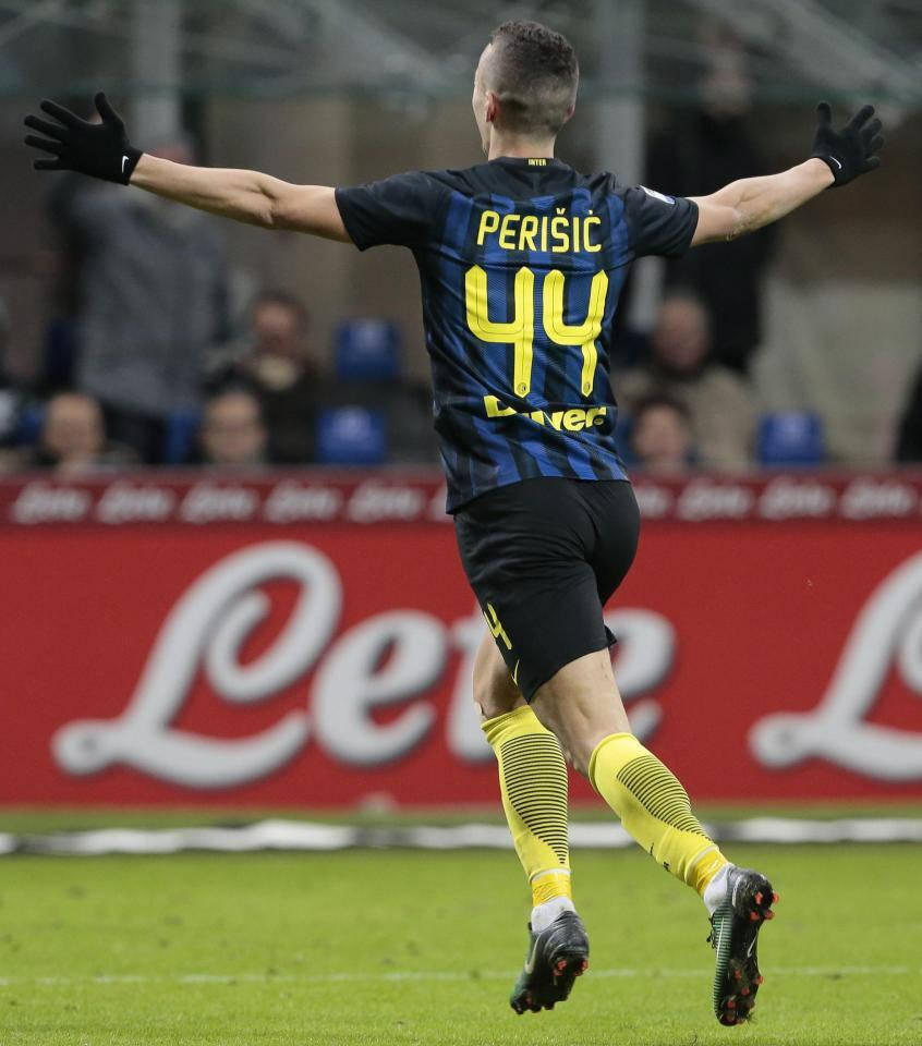 Ivan Perisic On The Field Wallpaper