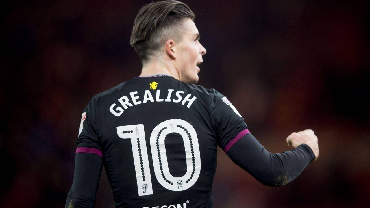 Jack Grealish Black Jersey Wallpaper