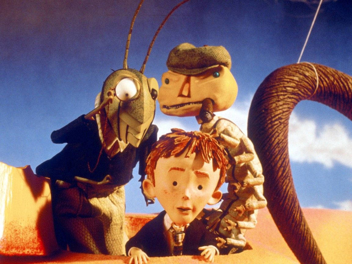 James And The Giant Peach James Mr. Centipede Mr. Grasshopper Wallpaper