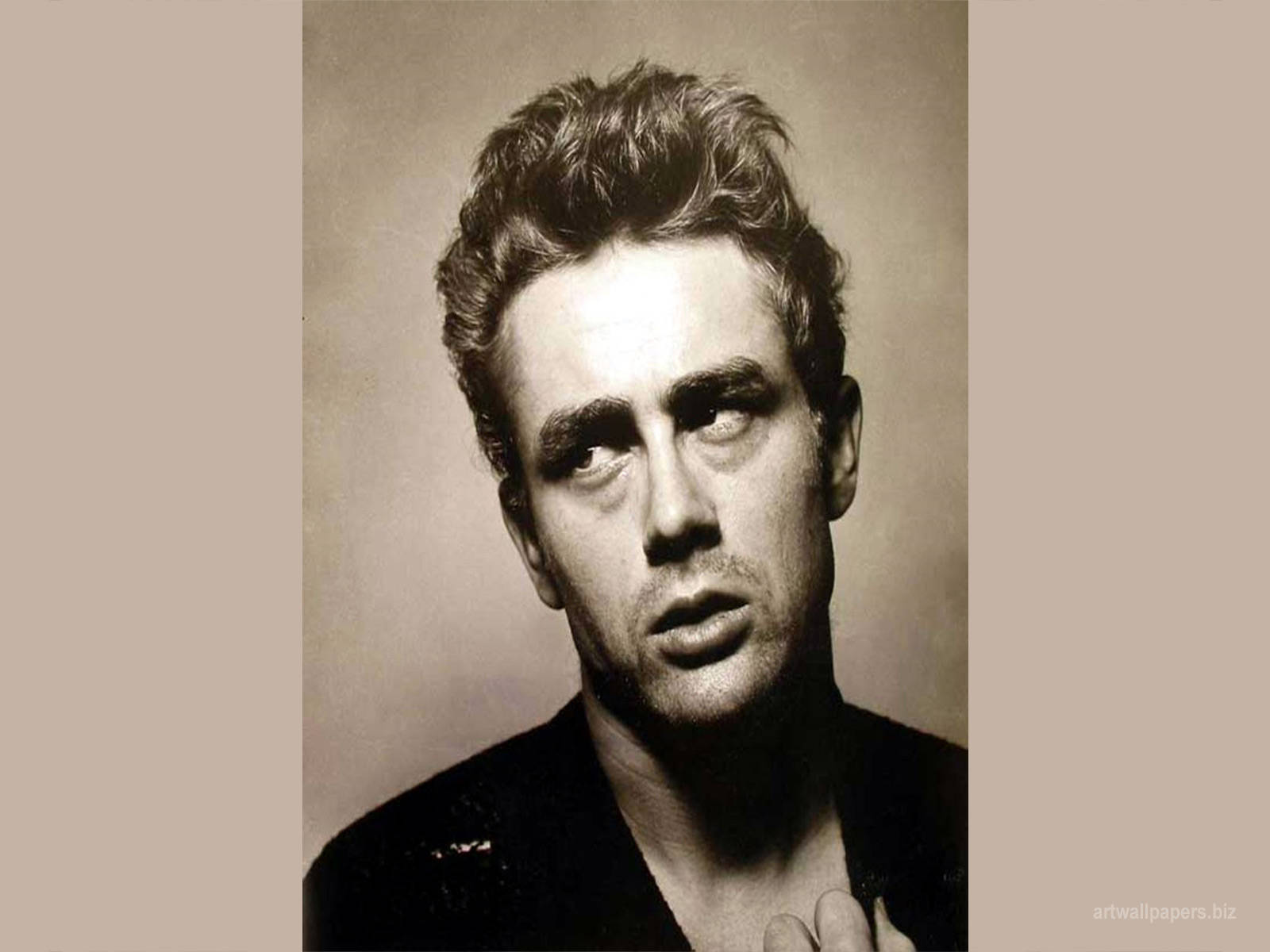 James Dean Sepia Wallpaper