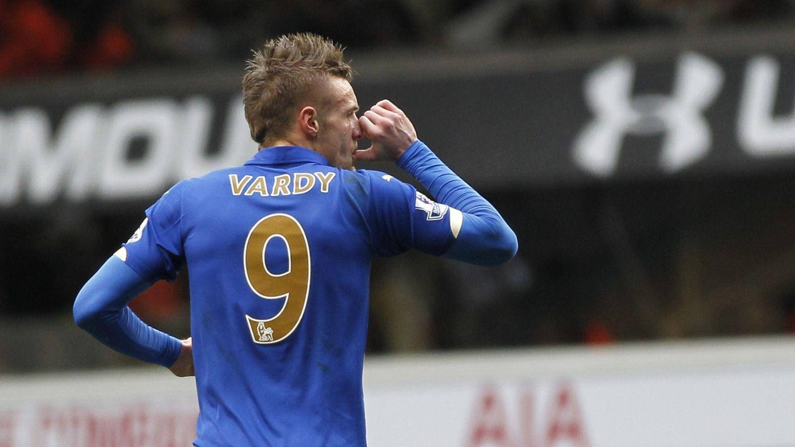 Jamie Vardy Sucking Thumb Wallpaper