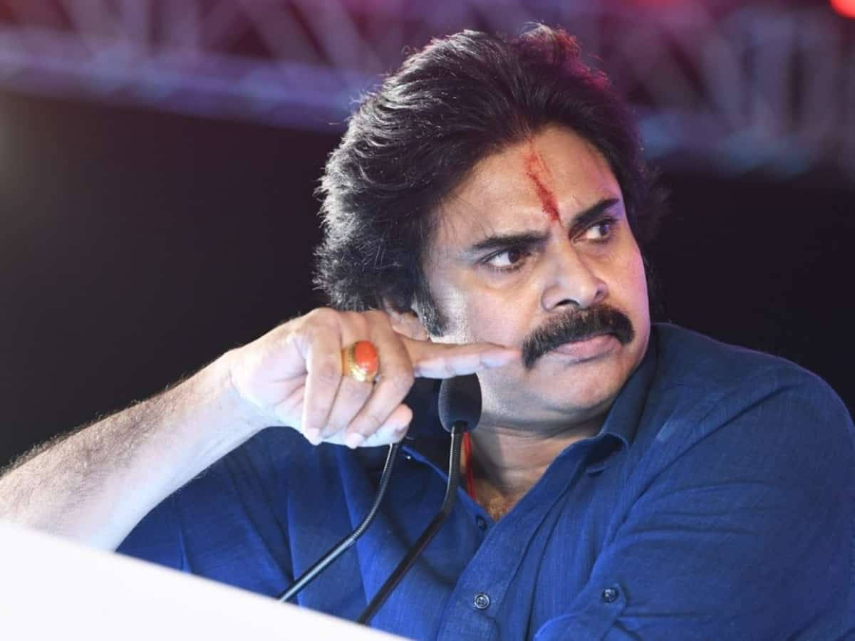 Janasena Party Pawan Kalyan Pointing Wallpaper