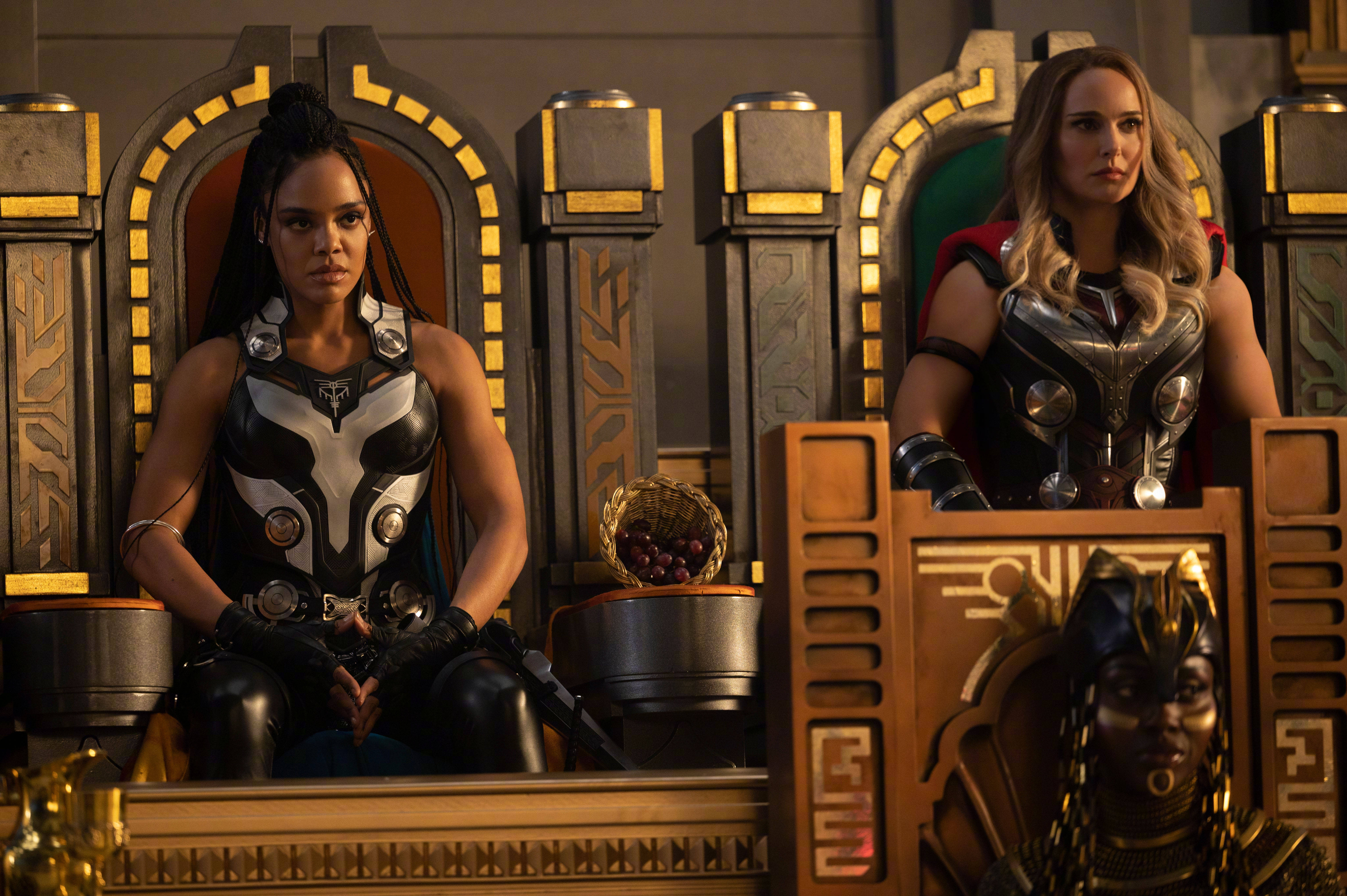 Jane Foster And Valkyrie Gearing Up For Action In Thor: Love And Thunder Wallpaper