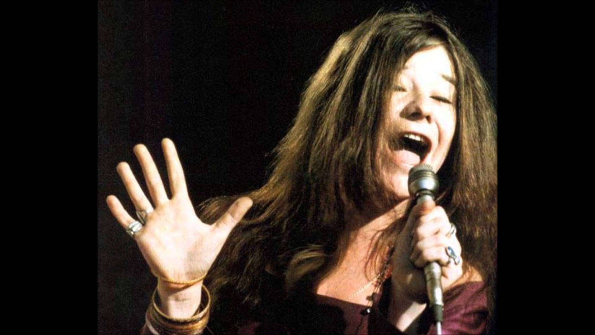 Janis Joplin Singing Career Wallpaper