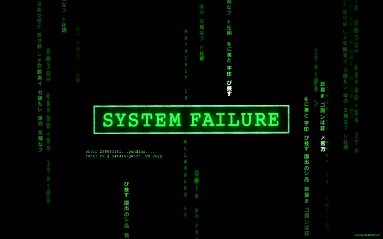 Japanese Hacker System Failure Wallpaper