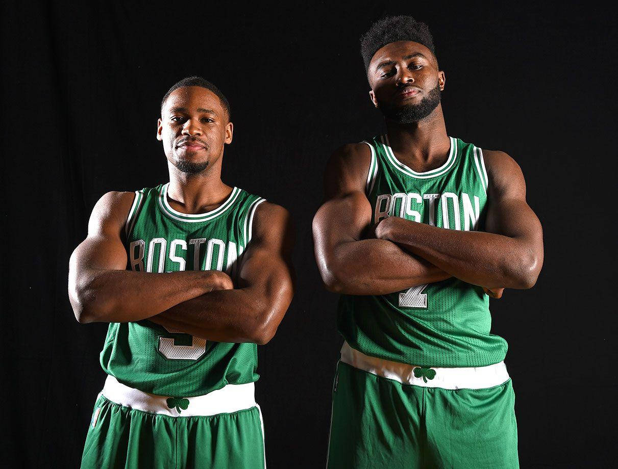 Jaylen Brown With Demetrius Jackson Wallpaper