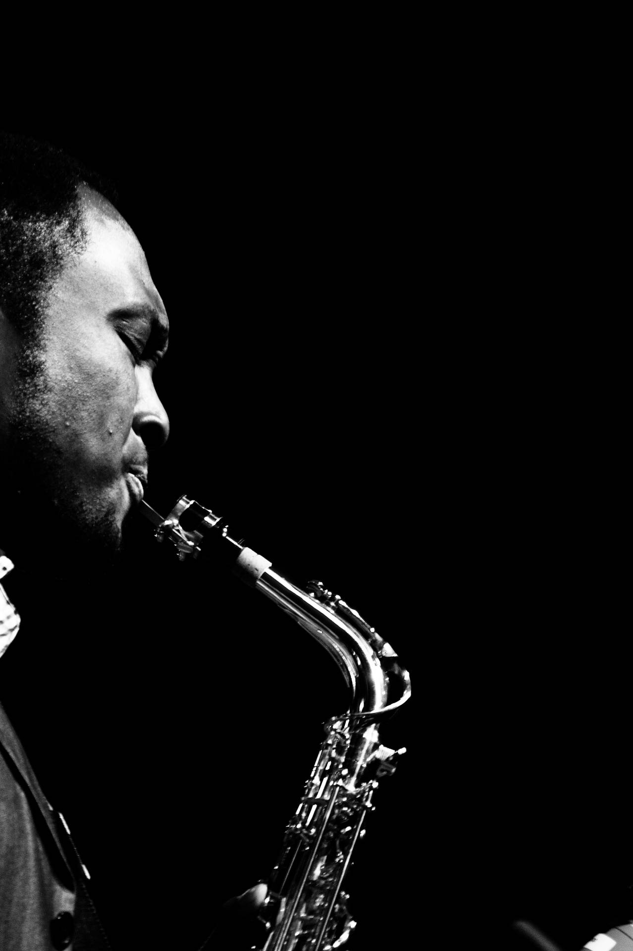 Jazz Saxophone Player Wallpaper