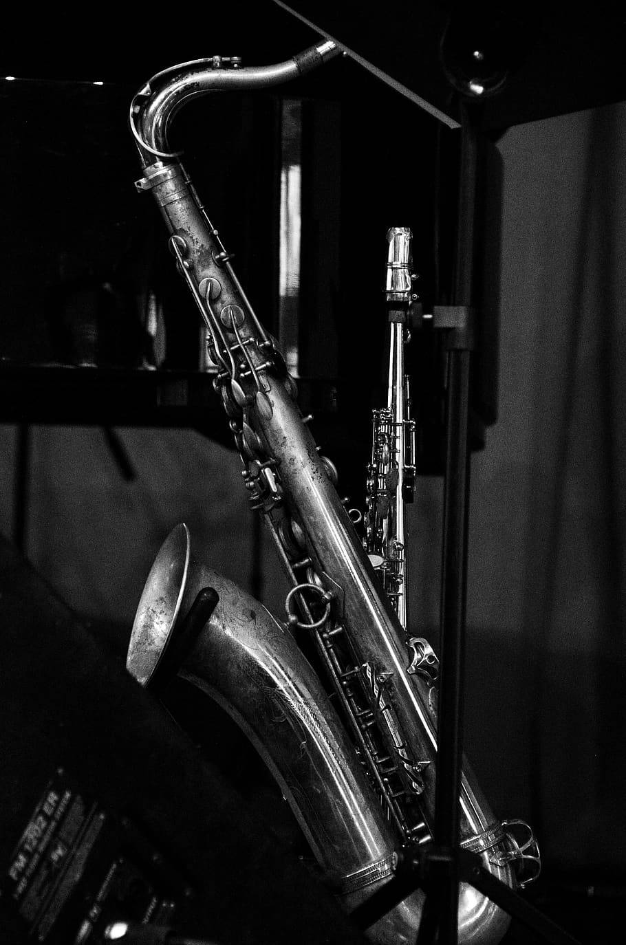 Jazz Saxophone Portrait Wallpaper