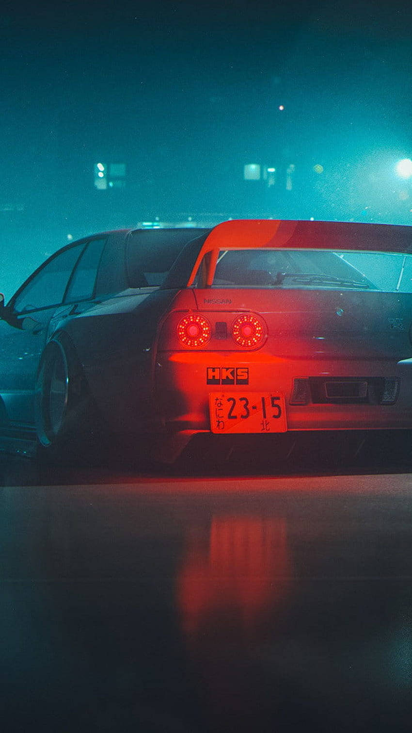 Jdm Aesthetic Car In Fog Wallpaper