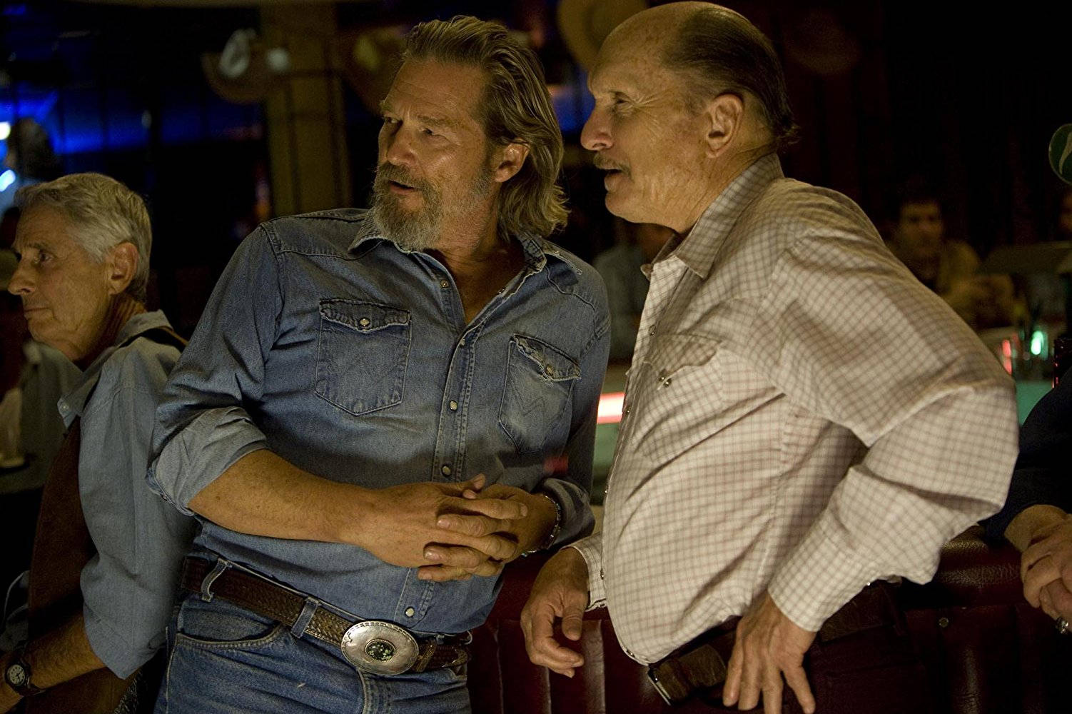 Jeff Bridges And Robert Duvall Crazy Heart Movie Wallpaper