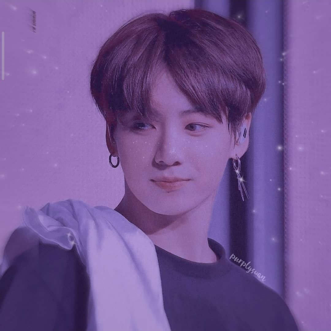 Jeon Jungkook Pastel Purple Wallpaper