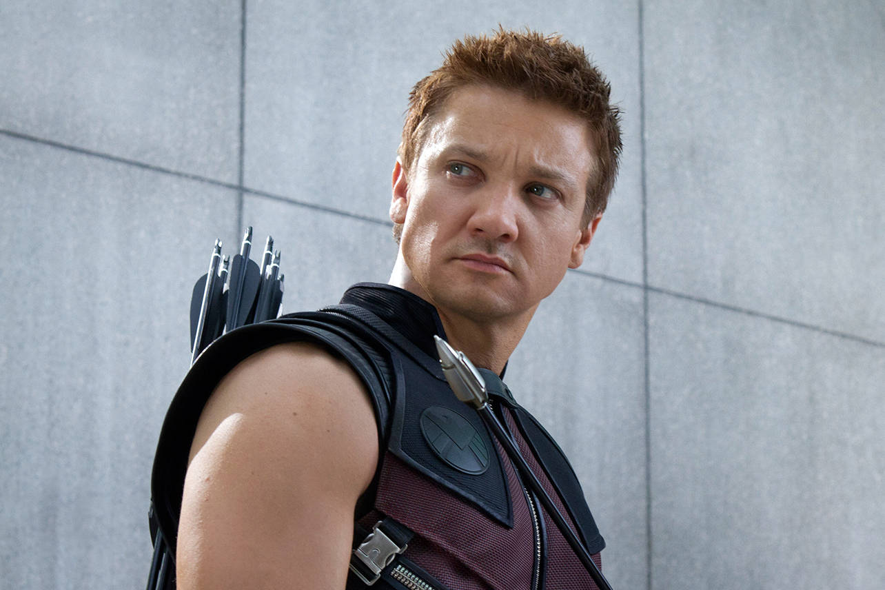 Jeremy Renner In Hawkeye Suit Wallpaper